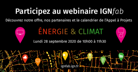 L’ANCRE partenaire de l’appel à projet IGNfab “Energie et Climat