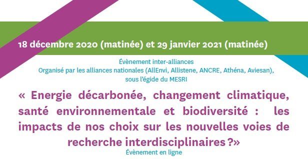 Energie décarbonée, changement climatique, santé environnementale et biodiversité (1ère session)