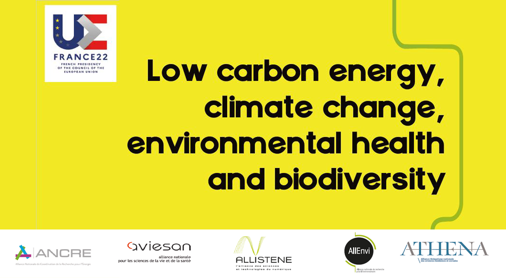 Position paper “Énergie décarbonée, changement climatique, santé environnementale et biodiversité” (English version available)